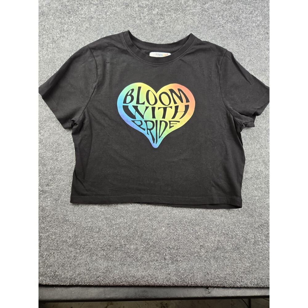 PRIMAMARK CROP BLOOM WITH PRIDE LGBT SHIRT SIZE XL #585